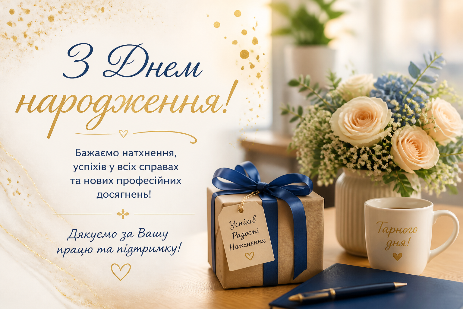 привітання з днем народження колезі — иллюстрация к статье «привітання з днем народження колезі»