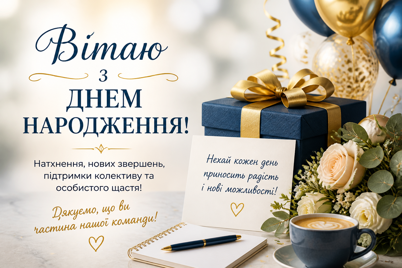 привітання з днем народження колезі — иллюстрация к статье «привітання з днем народження колезі»