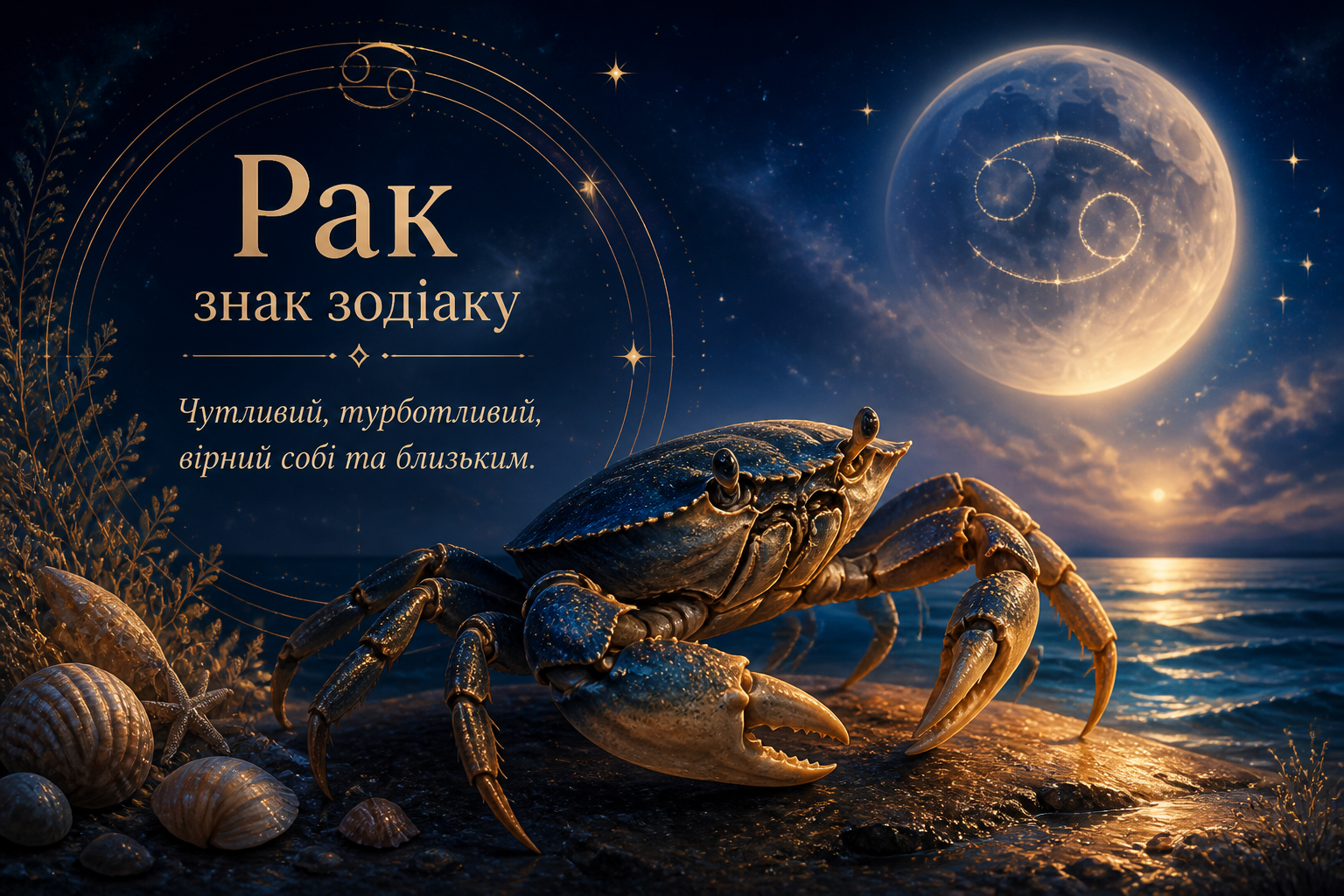 рак знак зодіаку — иллюстрация к статье «рак знак зодіаку»