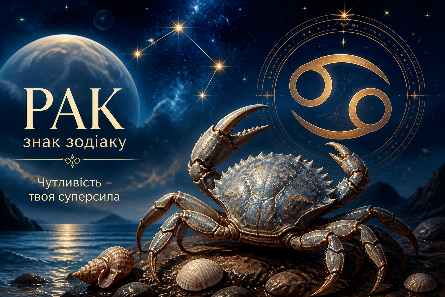 рак знак зодіаку — иллюстрация к статье «рак знак зодіаку»