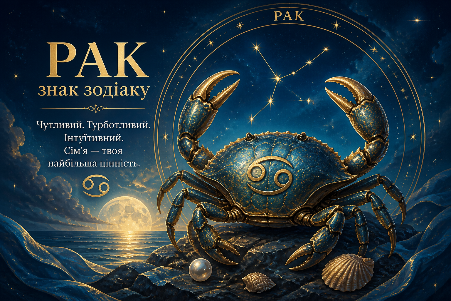 рак знак зодіаку — иллюстрация к статье «рак знак зодіаку»