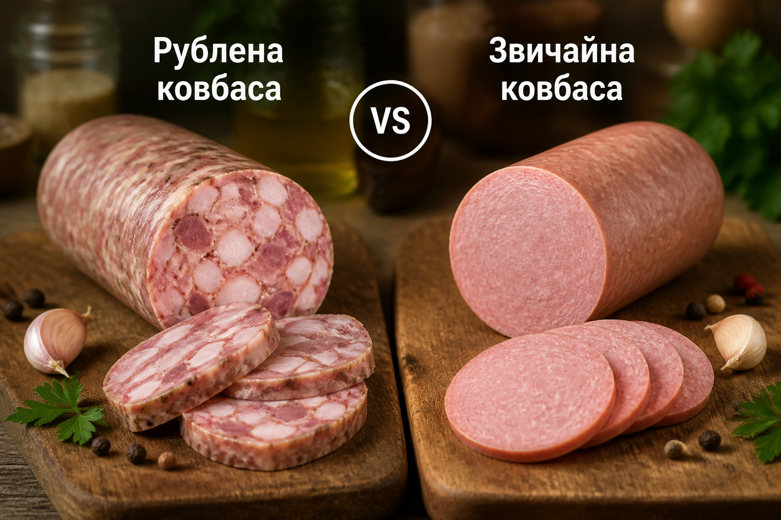 Чим рублена ковбаса відрізняється від звичайної — иллюстрация к статье «ковбаса домашня рублена рецепт»