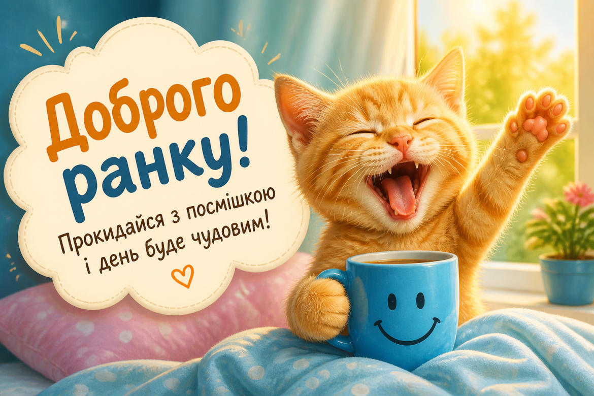 Смішні картинки з добрим ранком — щоб посміятися ще до кави — превью