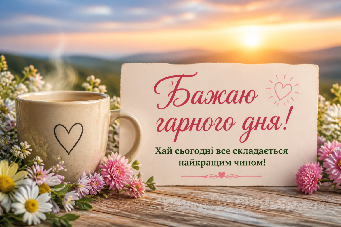 Побажання гарного дня — теплі, щирі та несподівані слова для близьких — превью