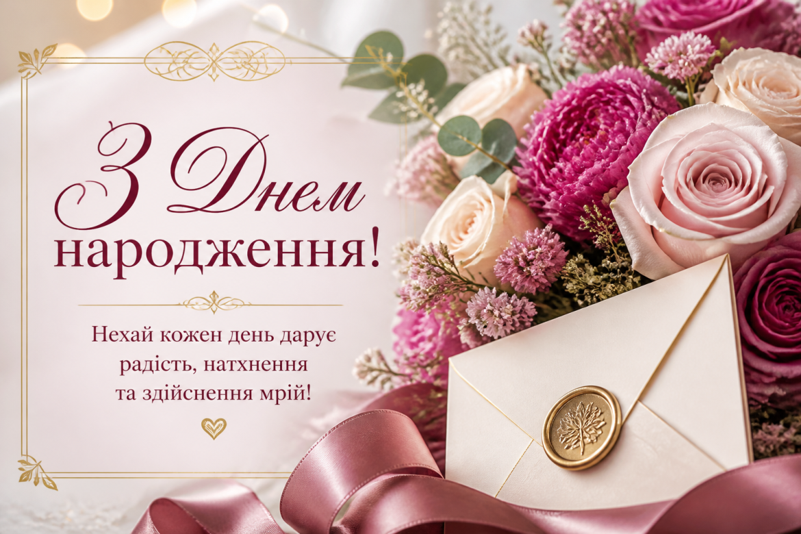 Вишукані привітання з днем народження для листівок — теплі, щирі та незабутні слова — превью