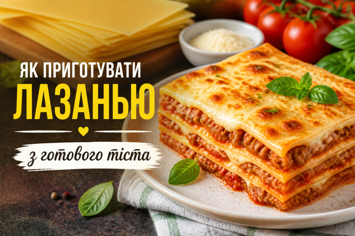 Лазанья з готового тіста: покроковий рецепт без зайвого клопоту — превью