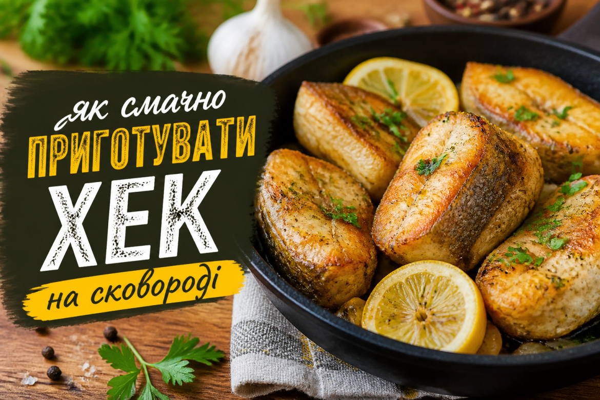 Хек на сковороді: як приготувати його соковитим і з хрусткою скоринкою — превью
