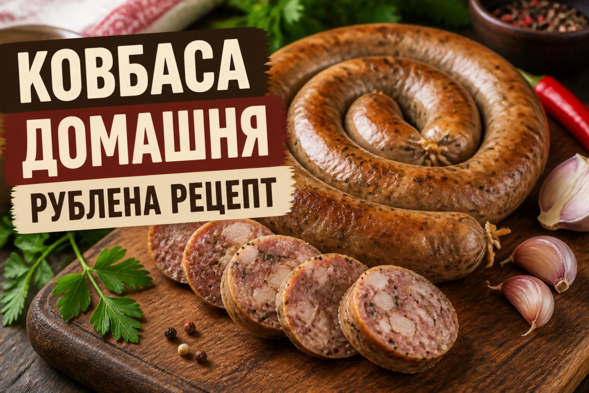 Домашня рублена ковбаса: рецепт, який хочеться повторювати знову і знову — превью